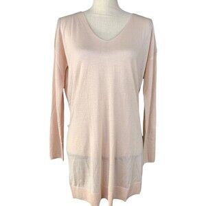 VIMMIA NWT Reversible Sweater Women Small Blush Pink Draped Long Sleeve